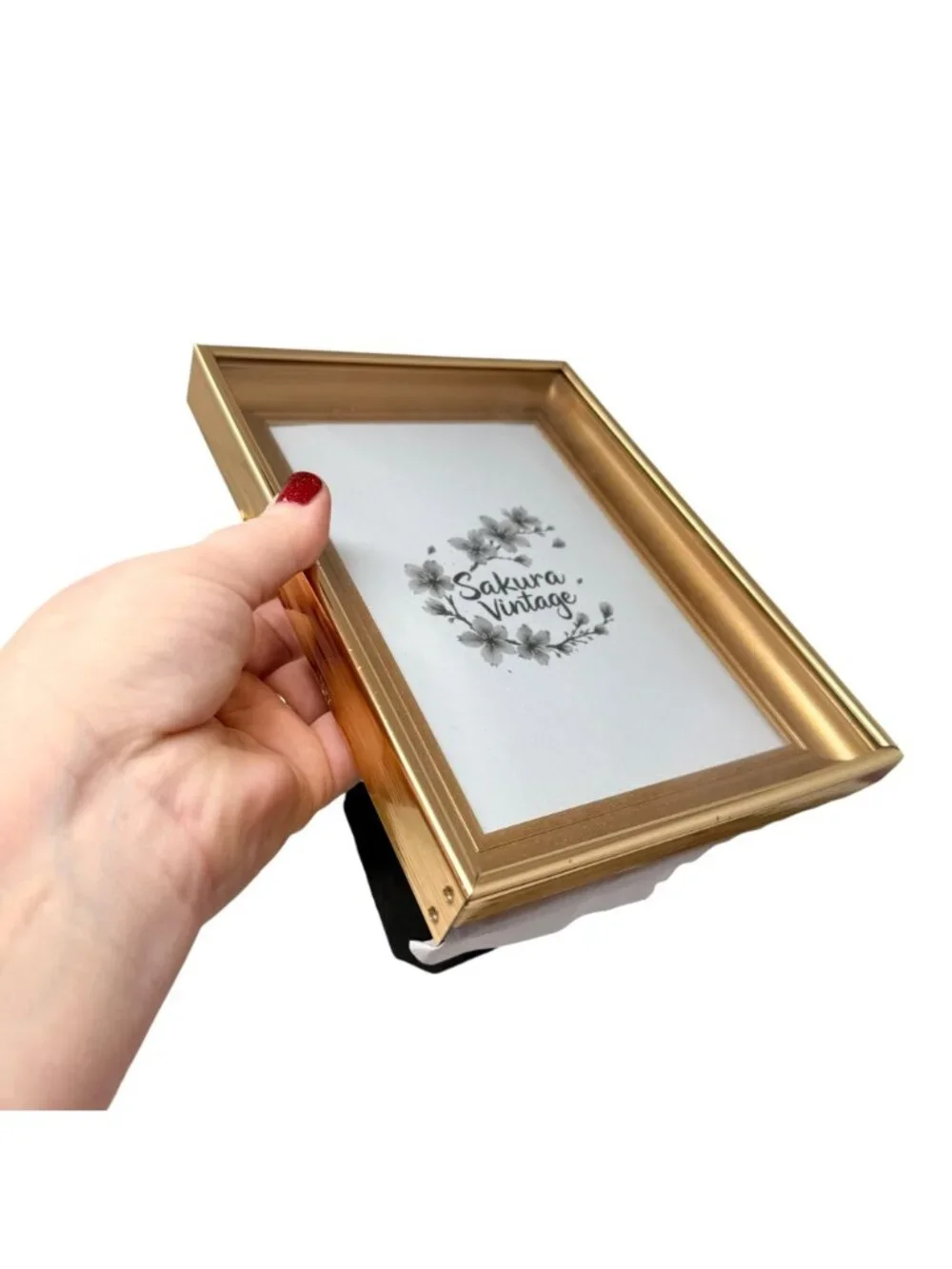 Vintage Brass Oval and Rectangular Inset Mat Photo Frames Set 3 Shadow Box Style